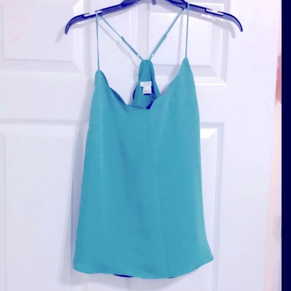 J. Crew Tops - J. Crew Kelly green scalloped top size 10